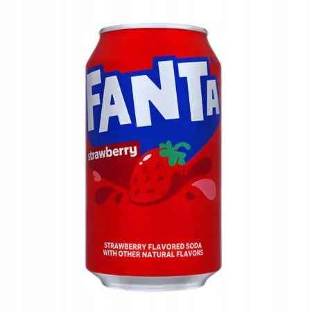 Fanta Strawberry USA 355 ml Truskawka Amerykańska Edycja Import