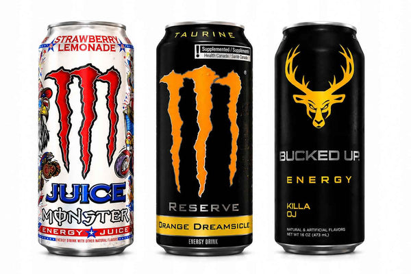 Monster USA Zestaw 3x473ml Strawberry Lemonade Dreamsicle Bucked Up