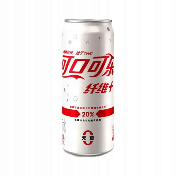Coca-Cola Plus Fiber Zero Sugar 330ml Chiny Import Błonnik