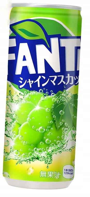 Fanta Shine Muscat 500ml Japonia Winogrono Import Japońska Fanta HIT