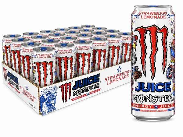 Monster Juice Strawberry Lemonade USA 24x473ml Oryginalny Karton Import