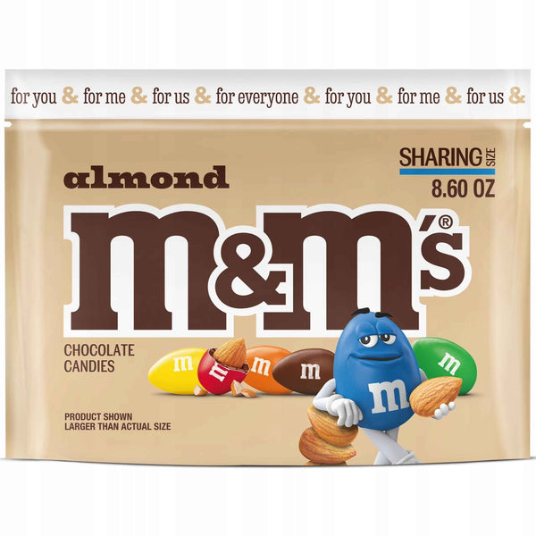 M&M's Almond USA 243,8 g Draże Czekoladowe z Migdałami Import