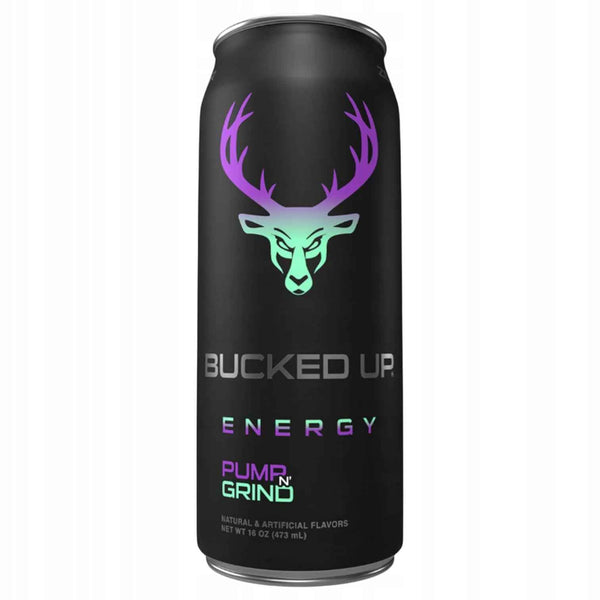 Bucked Up Energy Pump-N-Grind Zero Sugar 473ml Funkcjonalny Energetyk Gym