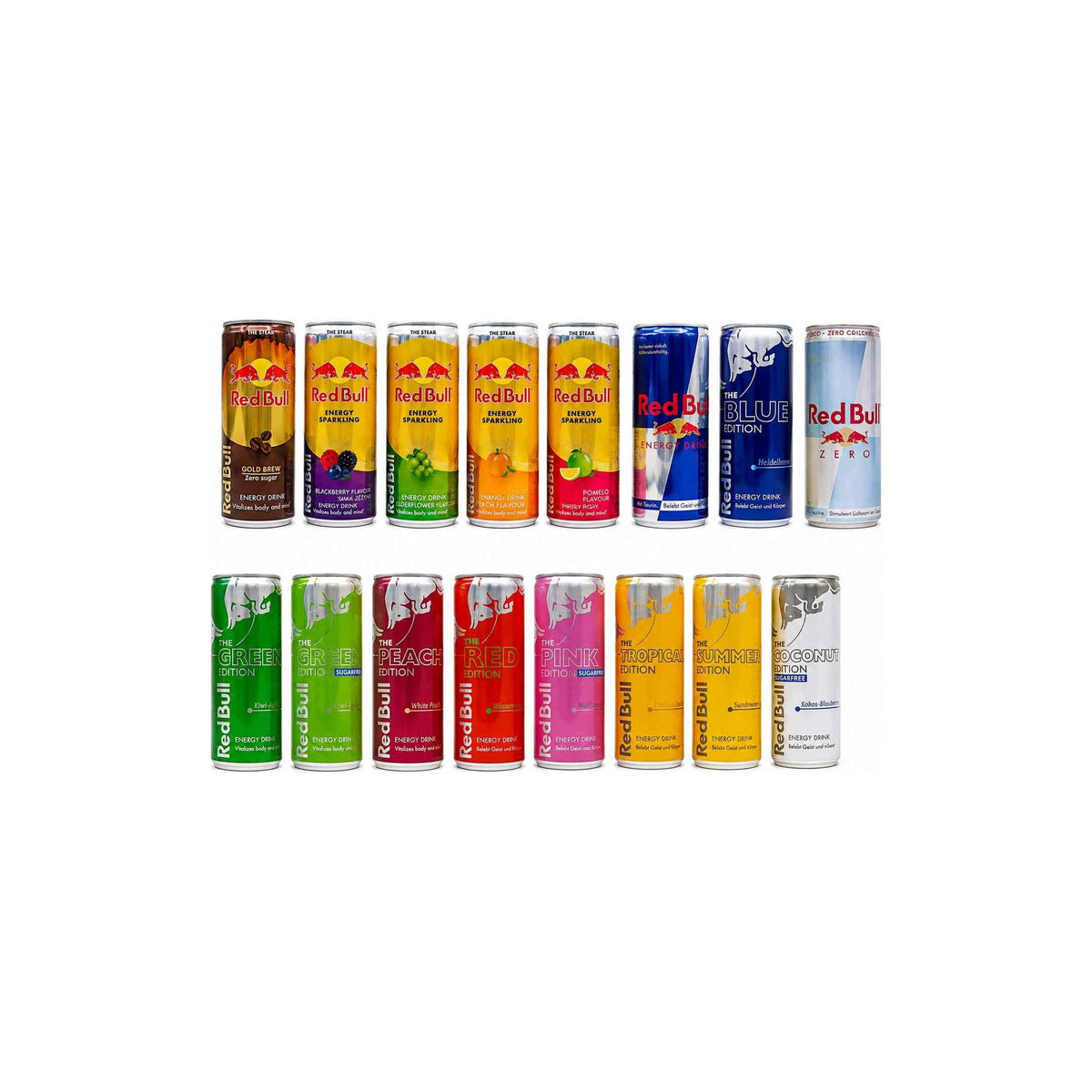 Red Bull World Edition Box – Zestaw Zagranicznych Red Bulli (16 szt.)