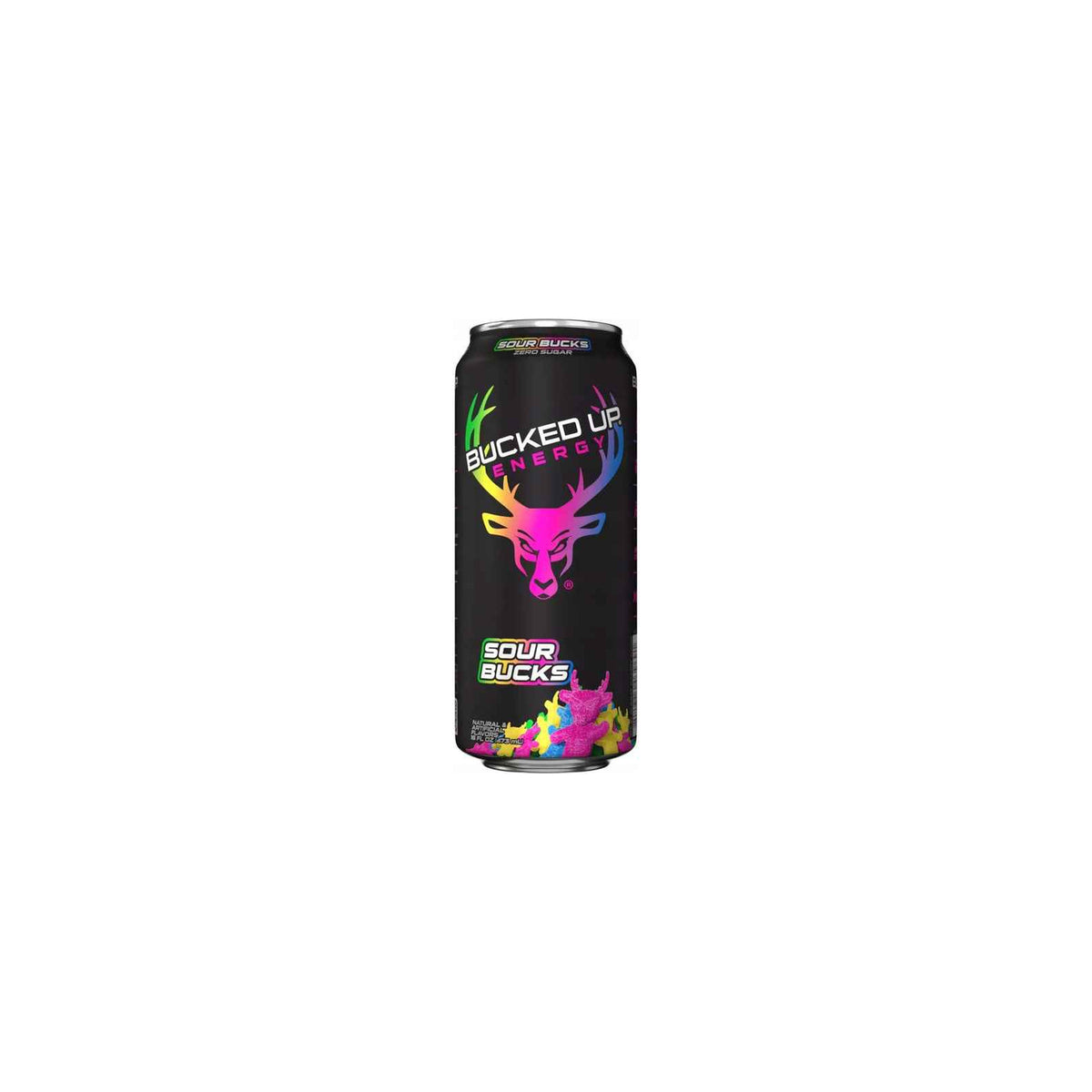 Bucked UP Energy Sour Bucks Zero Sugar 473 ml – USA