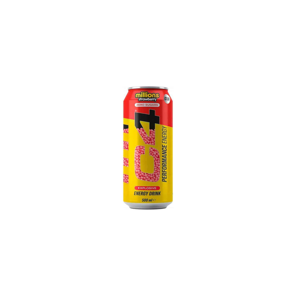 C4 Performance Energy Millions Strawberry 500ml – Bez Cukru