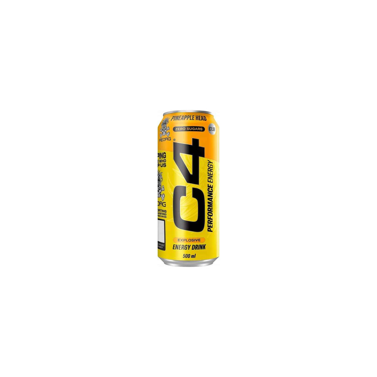 C4 Performance Energy Pineapple Head 500ml – UK (Bez Cukru)