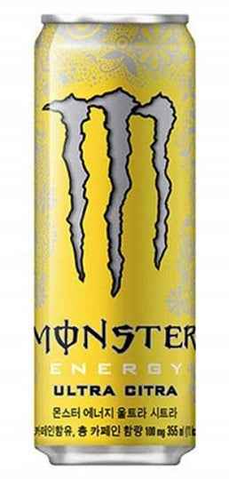 Monster Ultra Citra 355ml Korea unikatowy smak cytrusowy Edycja limitowana