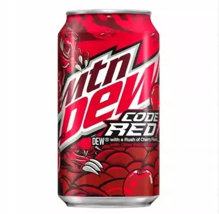 Mountain Dew Code Red – napój gazowany o smaku wiśni