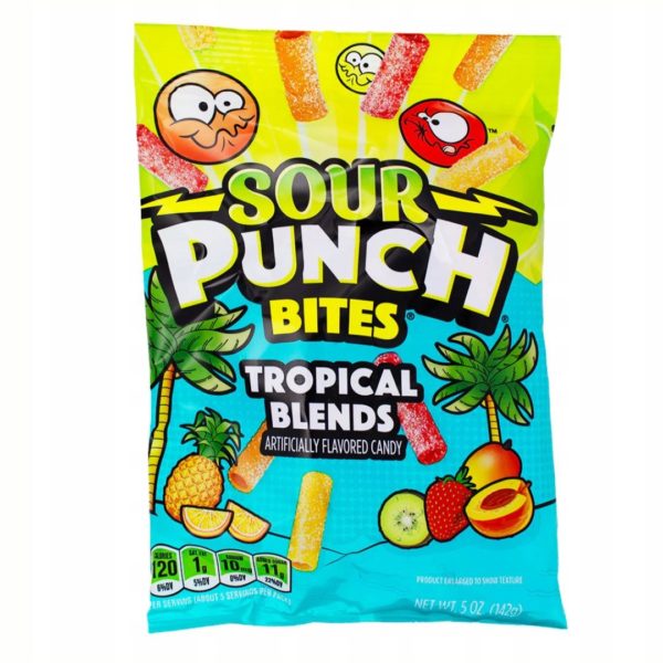 Żelki Sour Punch Bites Tropical Blends