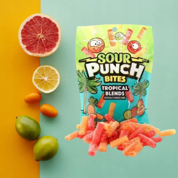 Żelki Sour Punch Bites Tropical Blends - obrazek 2