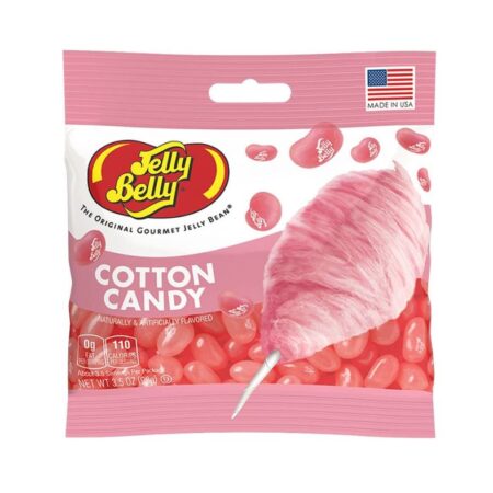 Jelly Belly Cotton Candy – różowe żelki o smaku waty cukrowej dostępne w Snack Shop