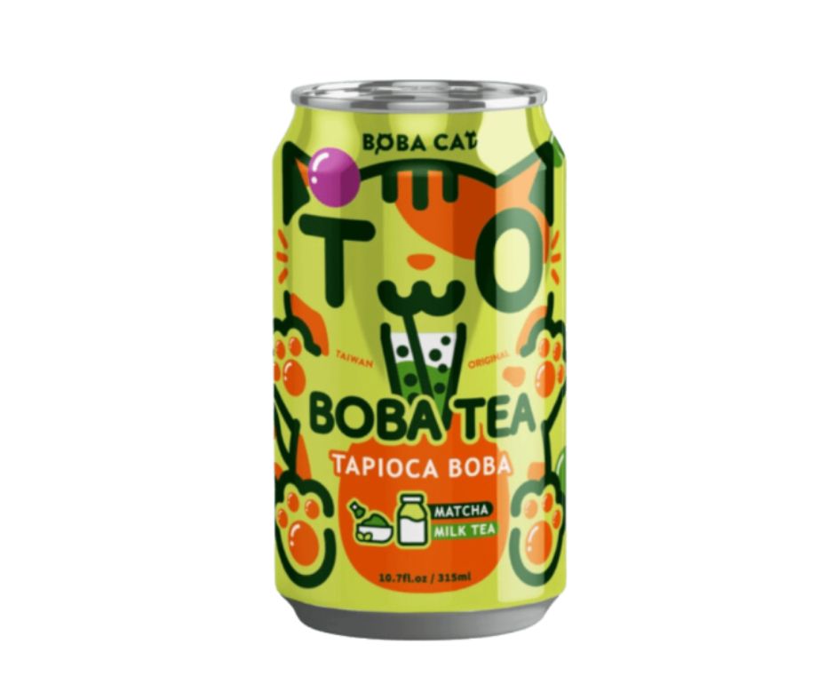 alt="Boba Cat Matcha Tapioca Bubble Tea – tajwańska bubble tea z matchą i tapioką"