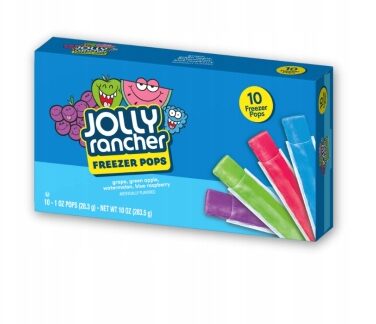 alt="Jolly Rancher Freezer Pops – amerykańskie lody w tubkach 10 sztuk"