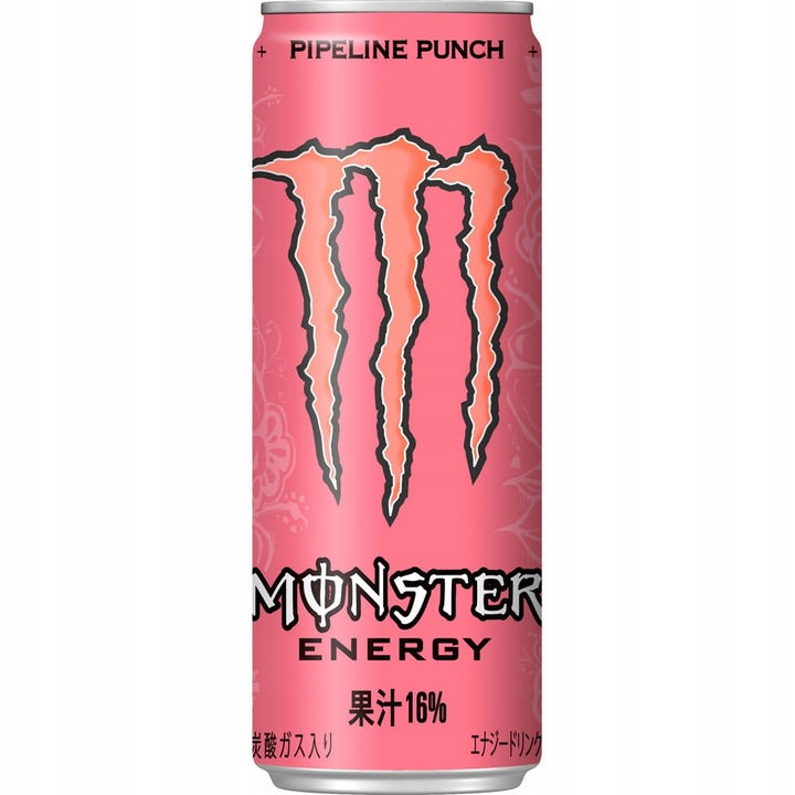 alt="Monster Energy Drink Pipeline Punch Japan 355 ml – japoński napój energetyczny w różowej puszce" title="Monster Pipeline Punch Japan – tropikalny energy drink z Japonii">