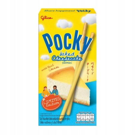 alt="Pocky Baked Cheesecake – japońskie słodkie paluszki o smaku pieczonego sernika"