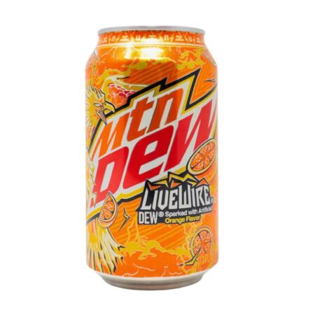 alt="Mountain Dew Live Wire Orange 355ml – pomarańczowy gazowany napój z USA" title="Mountain Dew Live Wire – Limitowany pomarańczowy napój energetyzujący z USA"