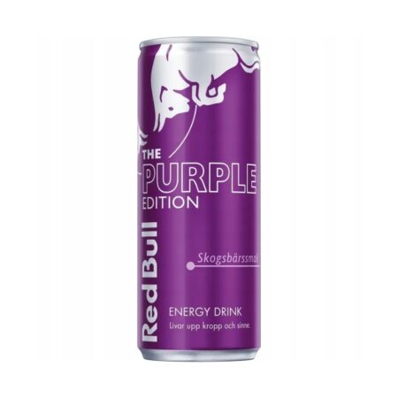 Red Bull Purple Edition – napój energetyczny o smaku jagód w fioletowej puszce