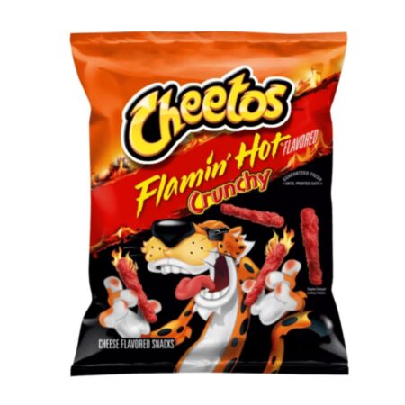 Cheetos Flamin Hot Crunchy 226g – ostre chipsy kukurydziane z USA