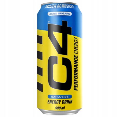 C4 Performance Energy Frozen Bombsicle 500ml – napój energetyczny bez cukru o lodowym smaku