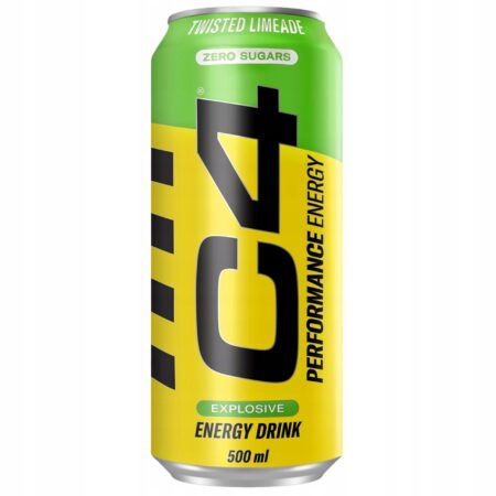C4 Performance Energy Twisted Limeade 500ml – bez cukru, smak limonki