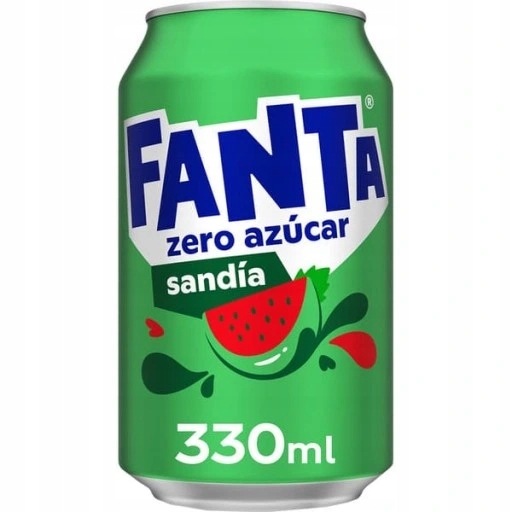 Fanta Sandía Zero Azúcar – arbuzowa Fanta bez cukru z Hiszpanii