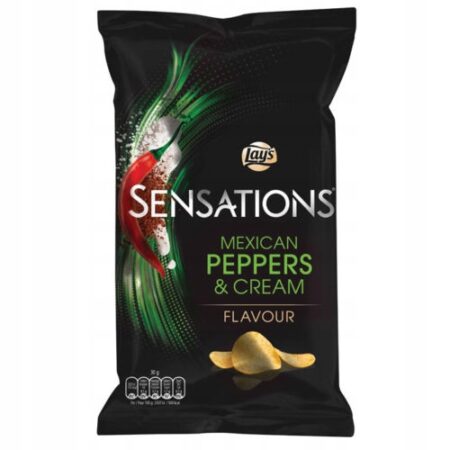 Lays Sensations Mexican Pepper Cream 150g – chipsy luksusowe o wyjątkowym smaku