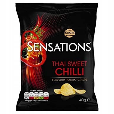 Lays Sensations Thai Sweet Chilli 40g – chipsy z tajskim smakiem słodkiej chili
