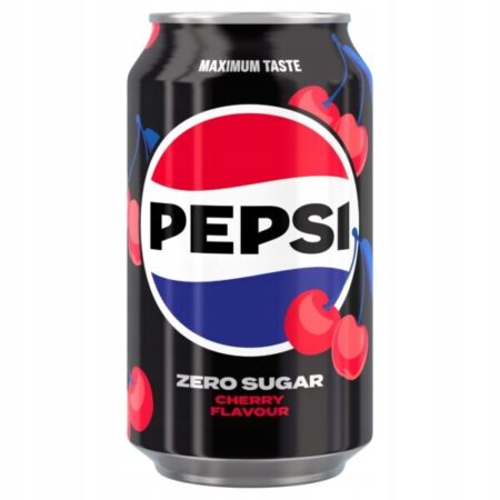 Pepsi Cherry Zero Sugar – gazowana Pepsi o smaku wiśni bez cukru