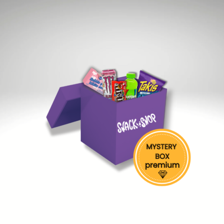 mystery box premium z przekąskami i napojami z zagranicy w boxie niespodziance