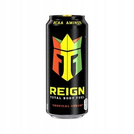 Reign Tropical Storm 473ml – napój energetyczny premium o wyjątkowym smaku, limitowana edycja z USA
