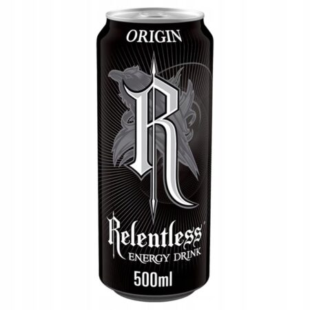"Relentless Origin UK – klasyczny napój energetyczny z Wielkiej Brytanii