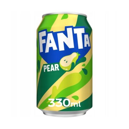 Fanta Pear puszka 330 ml napój o smaku gruszki