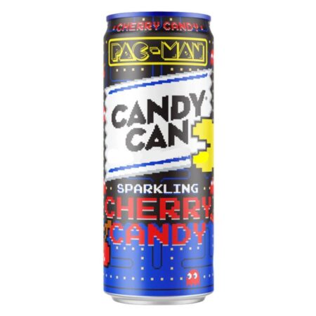 Candy Can PAC-MAN Cherry Candy – napój gazowany o wiśniowym smaku w puszce 330 ml