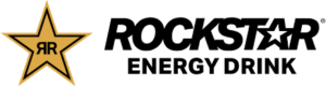 Logo Rockstar Energy – producent energy drinków, w tym wersji Blueberry 500ml bez cukru