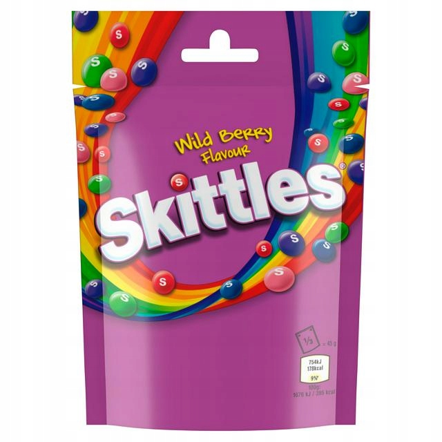 Skittles Wild Berry i kolorowe drażetki o jagodowych smakach