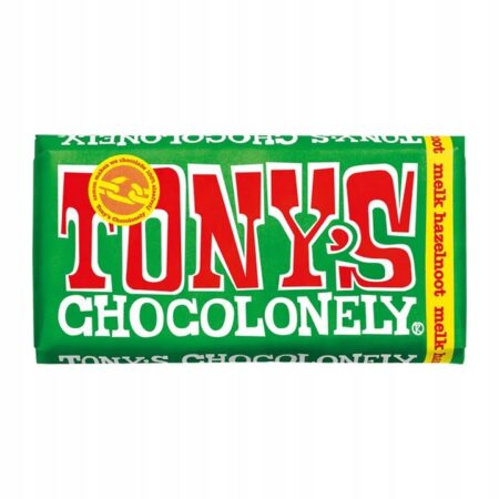 Tony's Chocolonely Milk Hazelnut – mleczna czekolada z orzechami laskowymi
