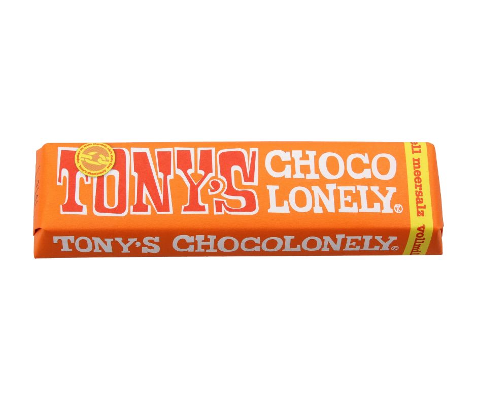 Tony's Chocolonely Milk Caramel Sea Salt 47g – mleczna czekolada z karmelem i solą morską