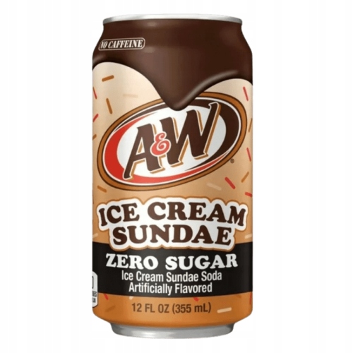 A&W Root Beer Ice Cream Sundae Zero