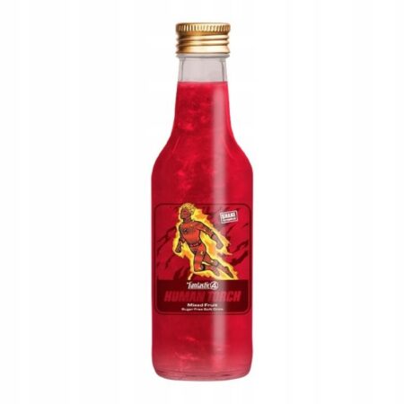 "Marvel Fantastic Four Human Torch Mixed Fruit Soda 355 ml – owocowy napój gazowany inspirowany Marvel">