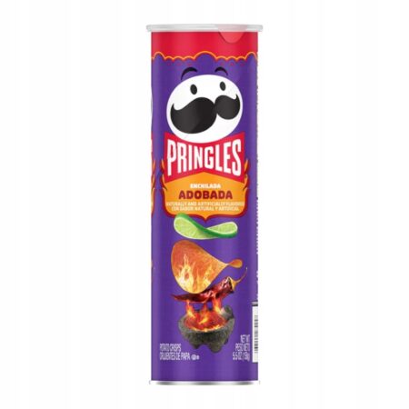Pringles Enchilada Adobada 158g – pikantne chipsy z USA o meksykańskim smaku