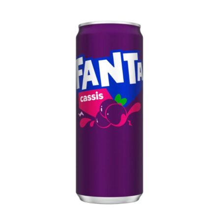 Fanta Cassis o smaku czarnej poprzeczki