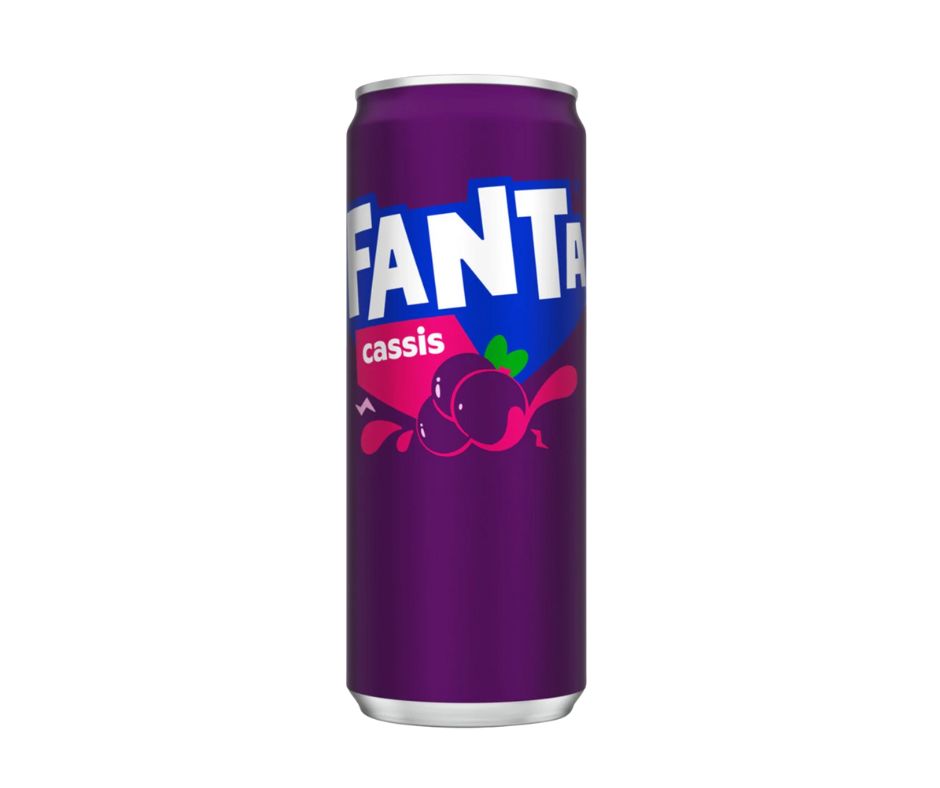 Fanta Cassis o smaku czarnej poprzeczki