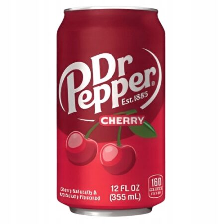 Dr Pepper Cherry – napój gazowany o intensywnym wiśniowym smaku w puszce