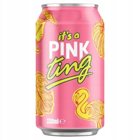 Ting Pink napój grejpfrutowy 330 ml – karaibski napój gazowany