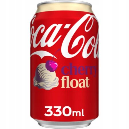 Coca Cola Cherry Float 355 ml napój gazowany o smaku wiśniowo-waniliowym