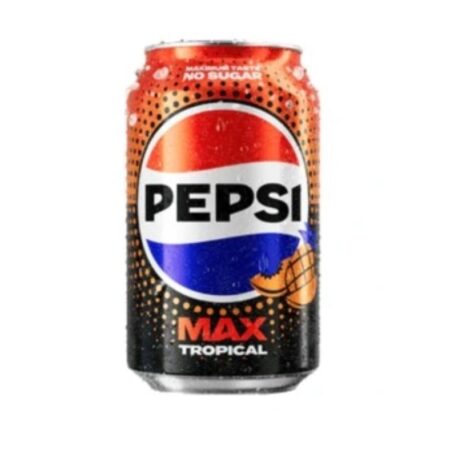 Pepsi Max Tropical napój gazowany bez cukru o smaku tropikalnym 330 ml